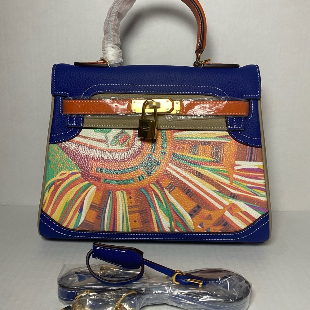 Custom Painted Shoulder Bag